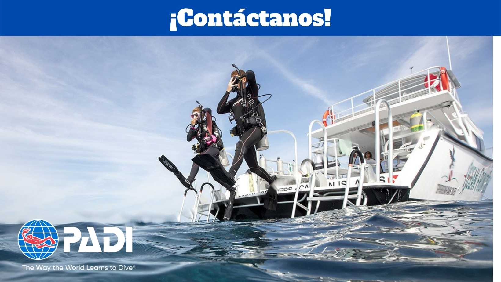 Contacto curso de buceo en Madrid