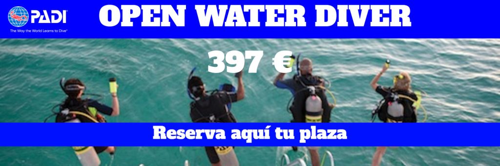 Oferta curso PADI open water en Madrid