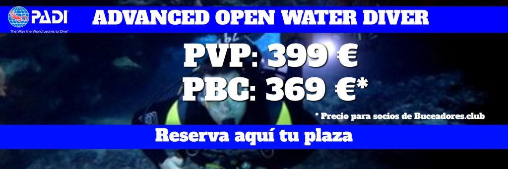 Oferta curso de buceo Padi Advanced en Madrid